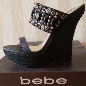 Bebe Celine sandal black espadrille 7